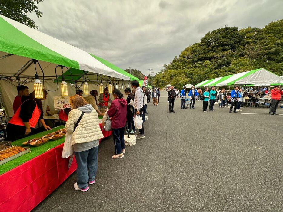 「みくらの里まつり」会場風景