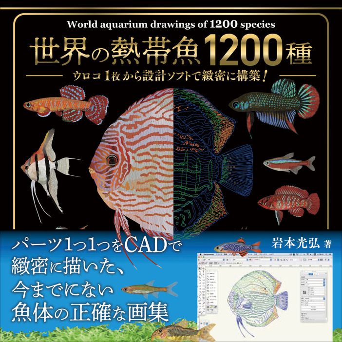 『世界の熱帯魚1200種 ウロコ1枚から設計ソフトで緻密に構築！』（グラフィック社）