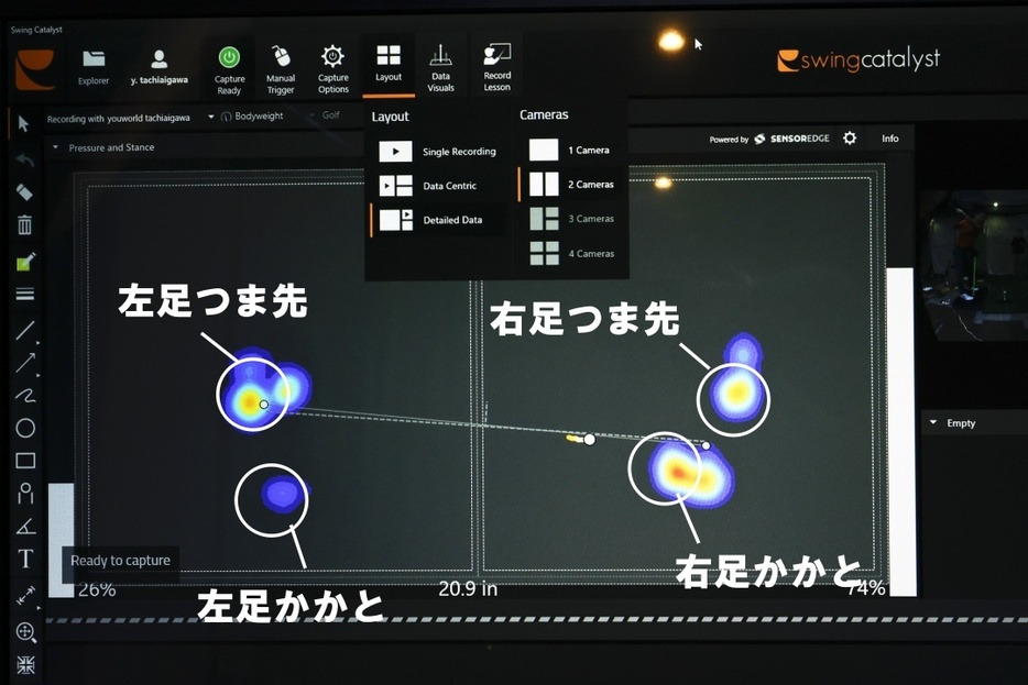 加重度合いを目で見て確認できる