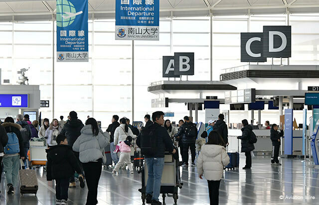 24年上期の総旅客数が535万人だった中部空港＝PHOTO: Yusuke KOHASE/Aviation Wire