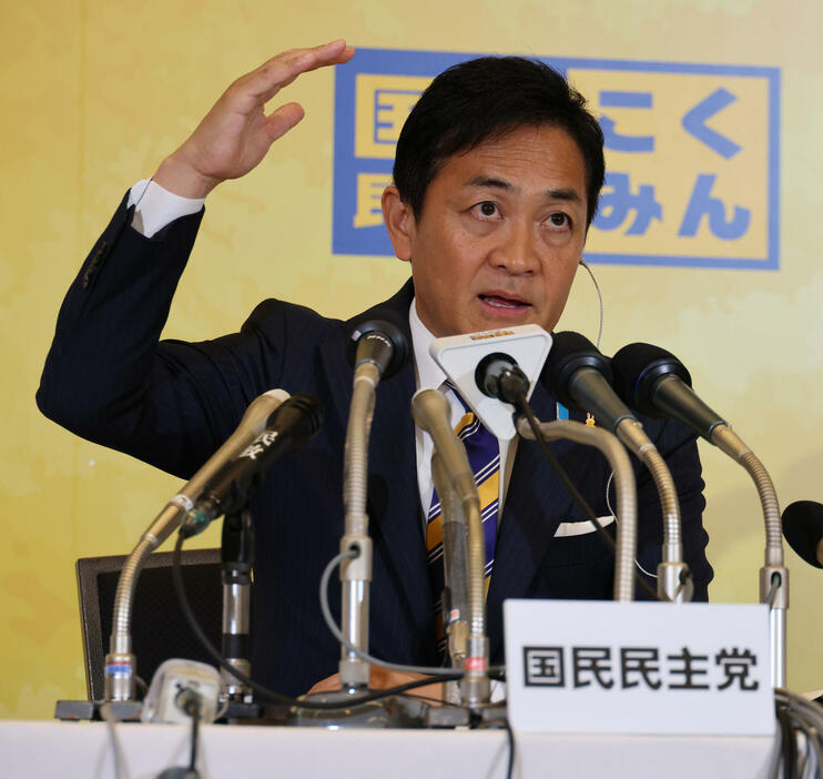 国民民主党・玉木雄一郎代表（2024年10月27日撮影）