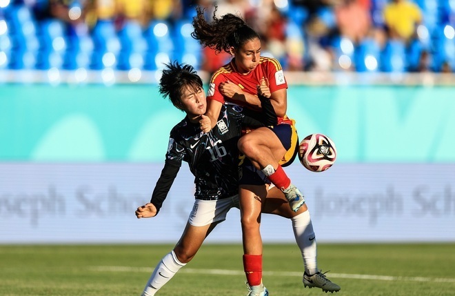 韓国はスペインになす術なく敗れた。(C)Getty Images