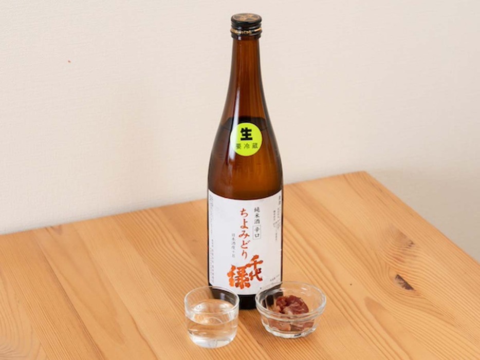 ちよみどり（奥田酒造）×燻製ベーコン