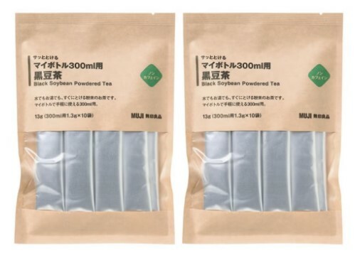 無印良品 黒豆茶 　サッととけるマイボトル300ml用 10袋 2個セット