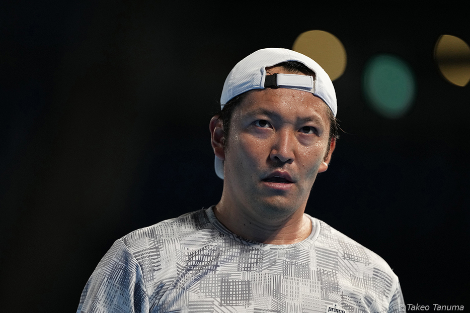 ノーシードから唯一ベスト8入りした伊藤竜馬（写真：田沼武男 Photo by Takeo Tanuma）