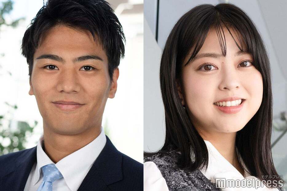 山本賢太アナ、杉原千尋アナ