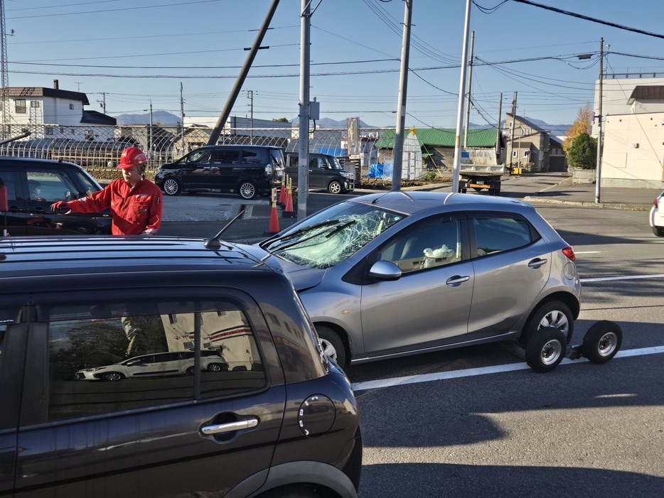 事故があった現場（札幌市東区）