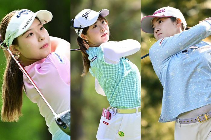 最終プロテストに臨む（左から）吉田鈴、都玲華、山口すず夏