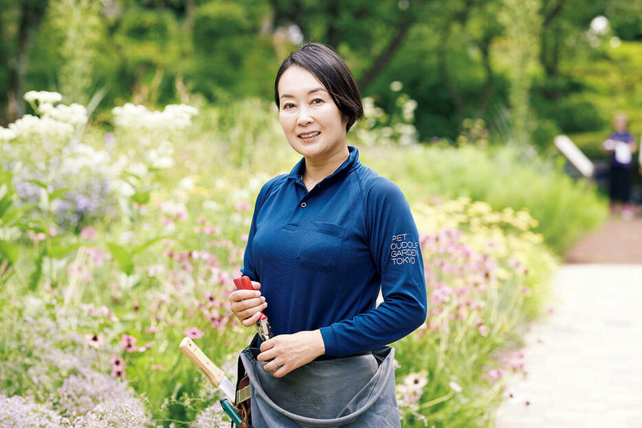 景観デザイナーの永村裕子さん（撮影／河内 彩）