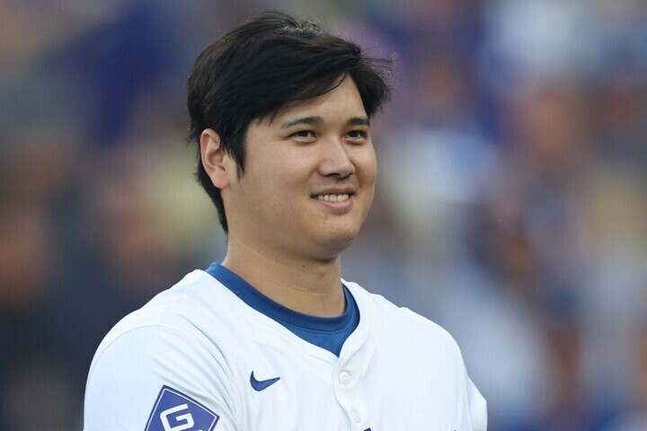 大谷が魅せる異次元のパフォーマンスに韓国人気女優も夢中だ。(C) Getty Images