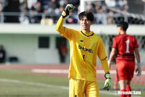 清水加入が内定したGK佐々木智太郎（写真は今年1月2日のもの） [写真]=佐藤博之