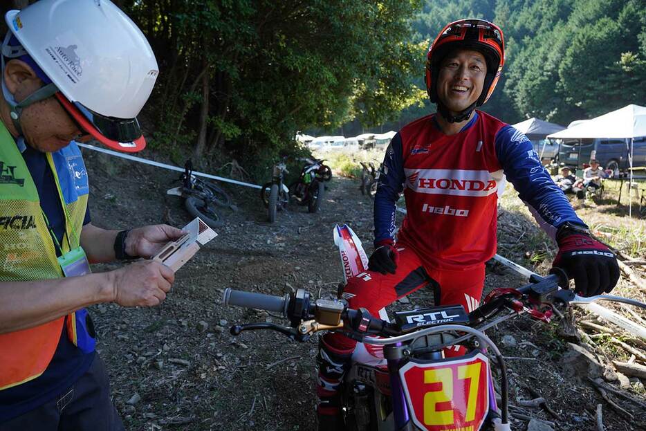 藤波貴久（Team HRC）／全日本トライアル第6戦和歌山・湯浅大会