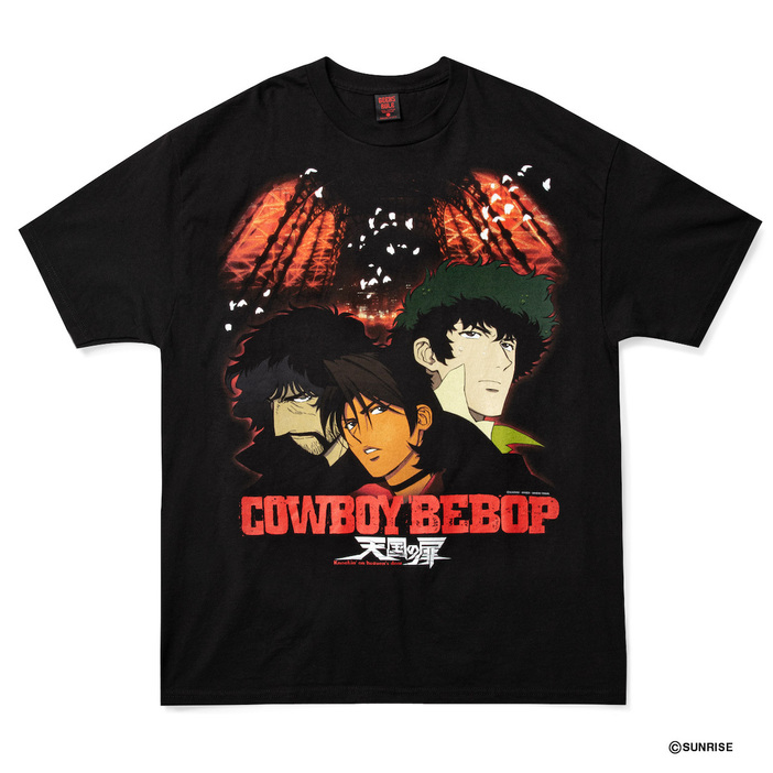 COWBOY BEBOP: THE MOVIE × GEEKS RULE 15 SILKSCREEN PRINTING T SHIRT