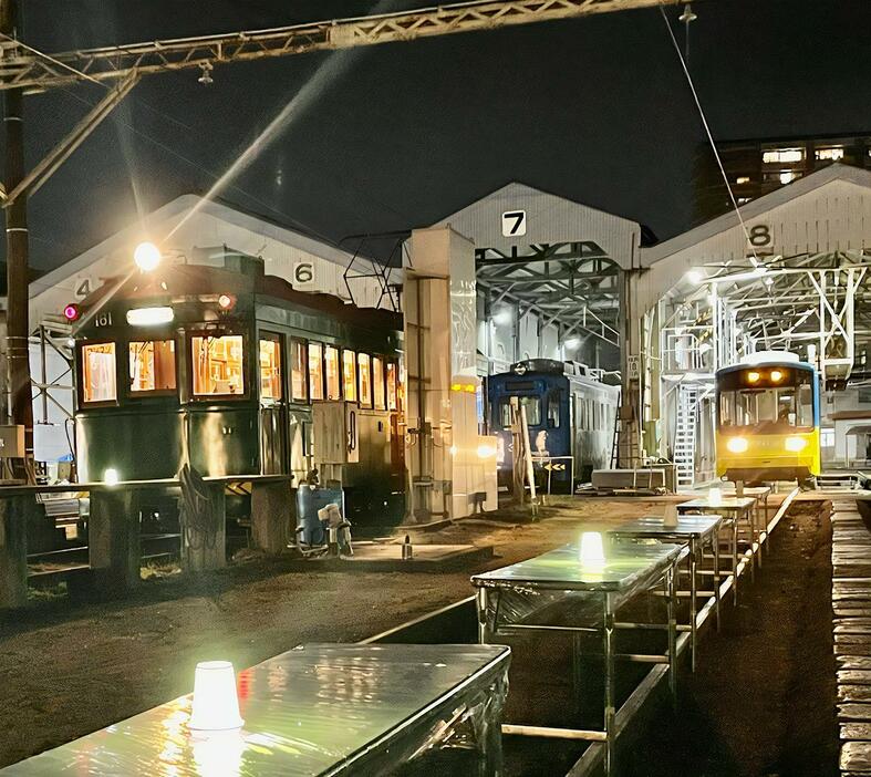 阪堺電気軌道あびこ道車庫（写真提供＝阪堺電気軌道）