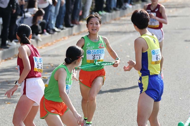 1区で区間賞を獲得した大東大・野田真理耶