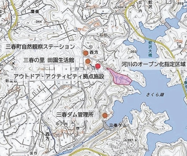 都市・地域再生等利用区域に指定された場所