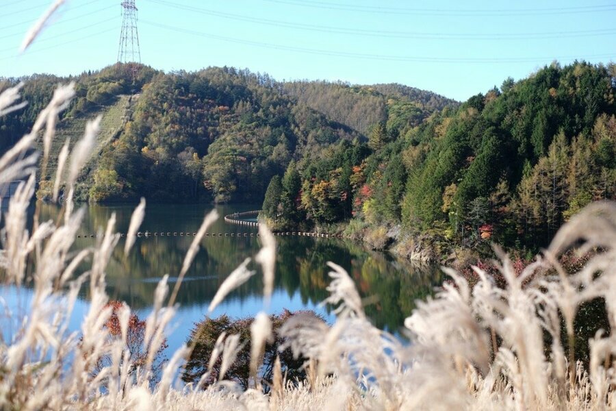 琴川ダムがある柳平まではバスでもアクセス可能