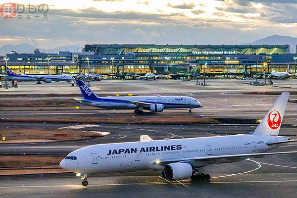 羽田空港（乗りものニュース編集側撮影）。