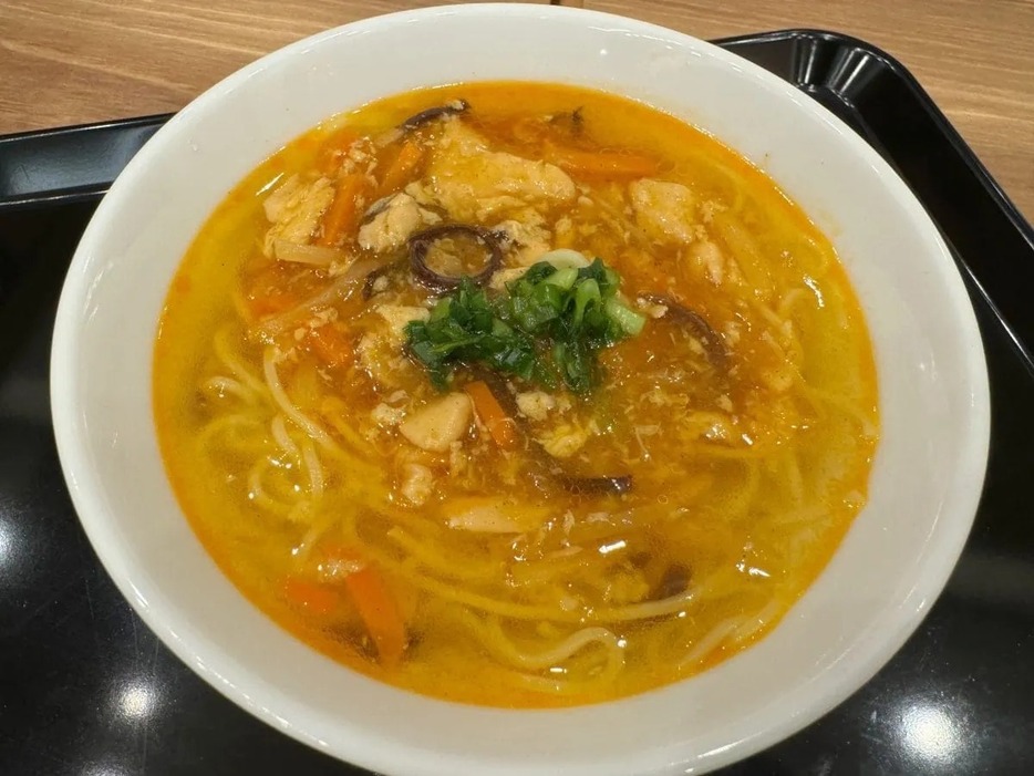 ミスタードーナツ 台湾風鶏サンラータン麺