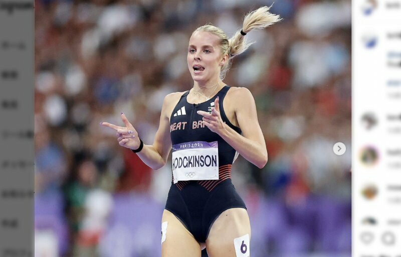 高速の800mボディで金メダル！＠keely.hodgkinsonより