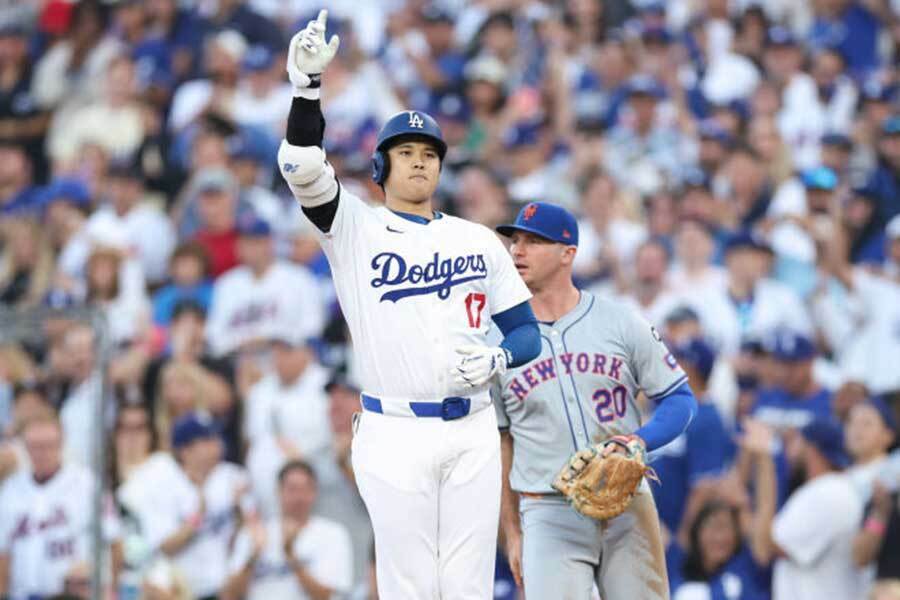 メッツ戦に出場したドジャース・大谷翔平【写真：Getty Images】