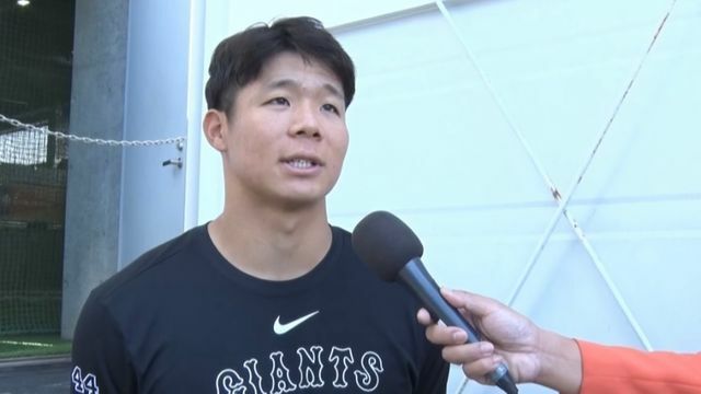 巨人の佐々木俊輔選手(画像:日テレジータス)