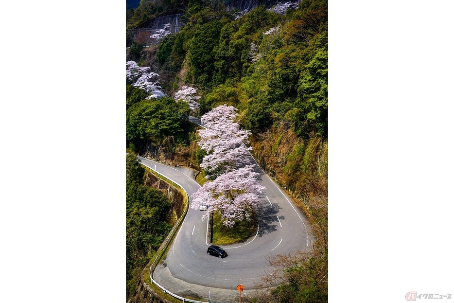 物件のある三重県津市美杉町。近所には景色の美しいワインディングもあります