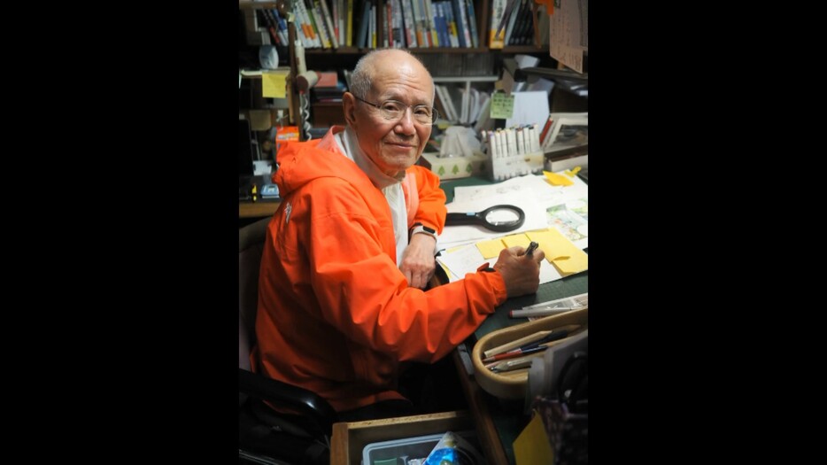 文化勲章を受章するちばてつやさん（85）