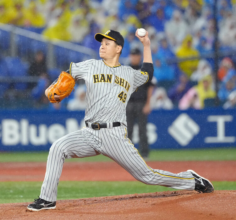 阪神先発の大竹耕太郎(カメラ・岡野　将大)