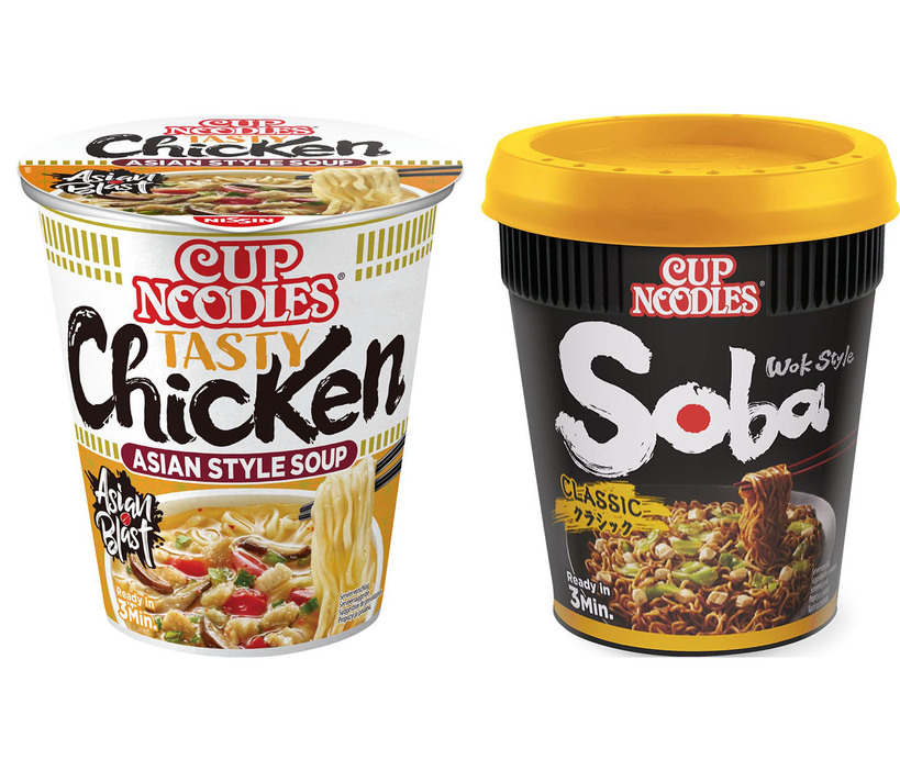 主力は「CUP NOODLES」ブランド