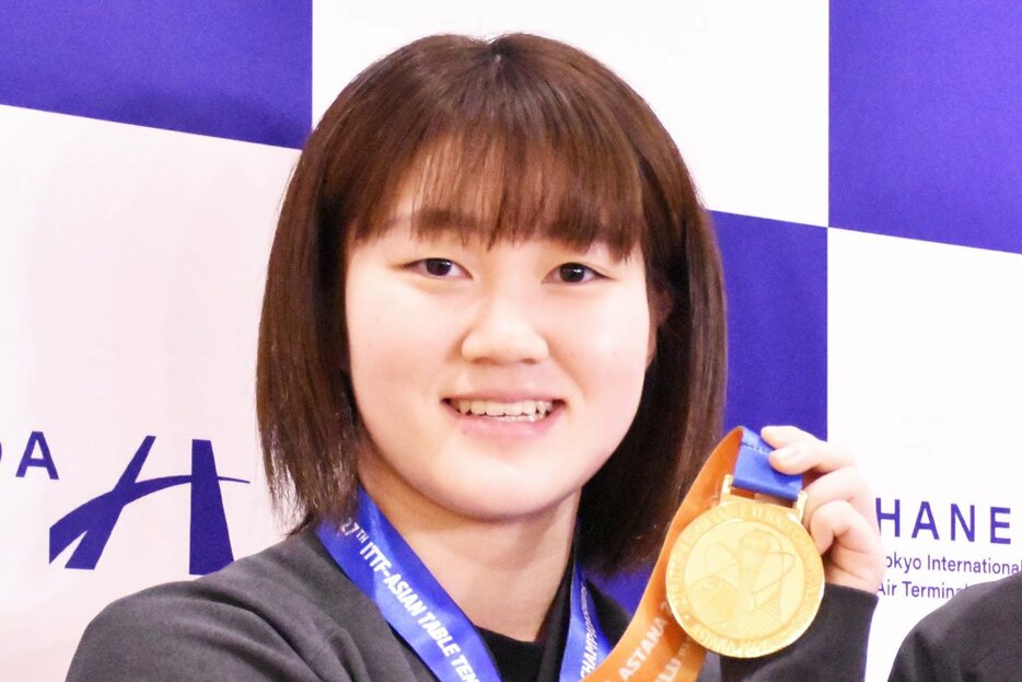 ＷＴＴチャンピオンズ・モンペリエの決勝で、張本美和を下した大藤沙月