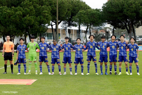 U16アルガルベカップ2024に臨んだU16日本代表[写真]=Getty Images