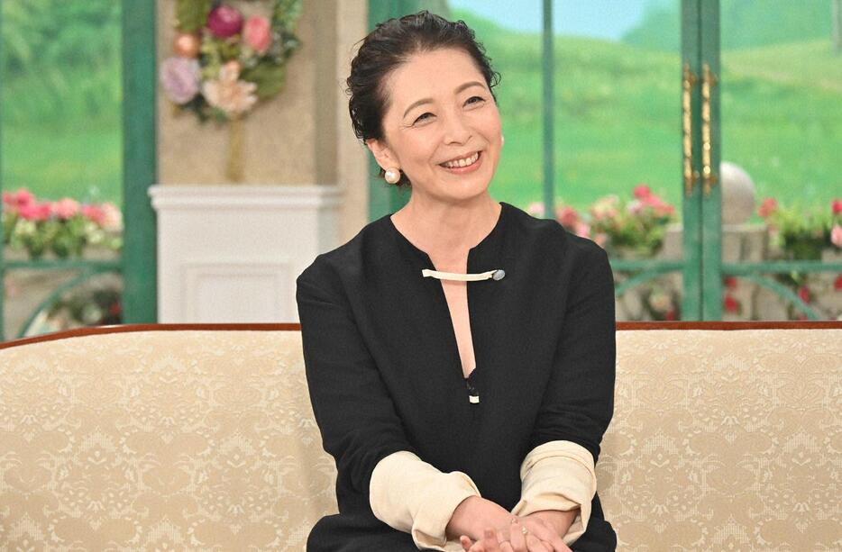 トーク番組「徹子の部屋」に出演する有森也実さん＝テレビ朝日提供