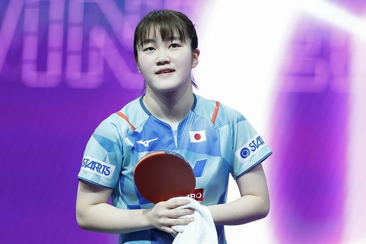 WTT初優勝を飾った大藤。中国メディアからも熱視線を受けている。写真：L'EQUIPE/アフロ