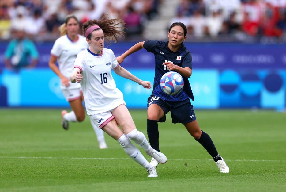 長野風花は韓国戦でも10番を背負う(C)Getty Images