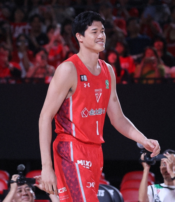 Bリーグデビューを果たした千葉Jの渡辺雄太