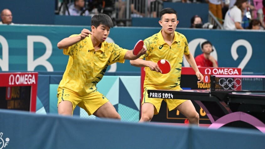 写真：フィン・ルー/ニコラス・ラム（オーストラリア）/提供：ITTF