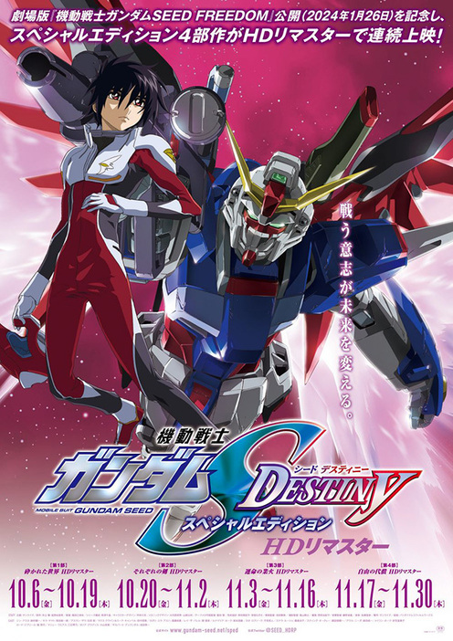 『機動戦士ガンダムSEED DESTINY』スペシャルエディション ポスタービジュアル　(C)創通・サンライズ