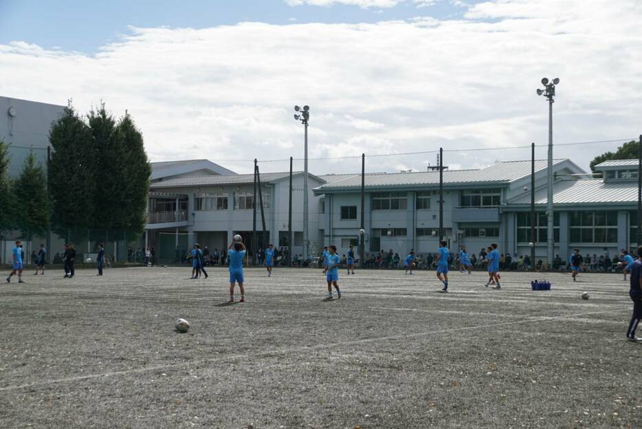 東久留米総合高校(写真＝矢島公彦)