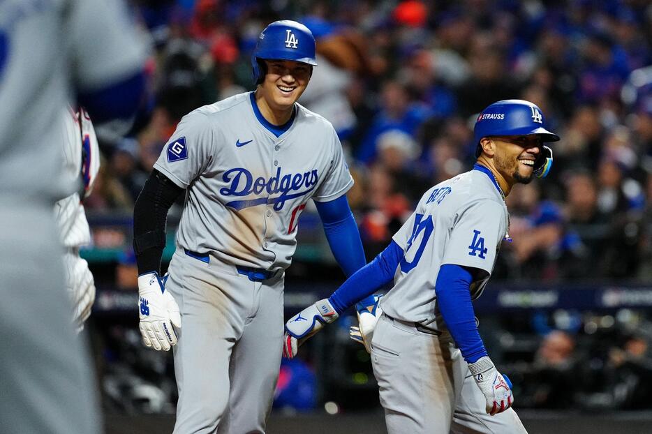 大谷とベッツは驚異の1・2番コンビだ(C)Getty Images