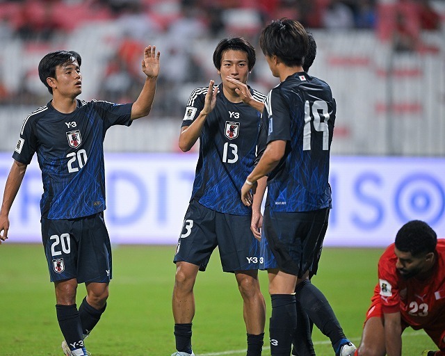 W杯アジア最終予選で連勝スタートの日本。10月はサウジ＆豪州と対戦する。写真：金子拓弥（サッカーダイジェスト写真部）