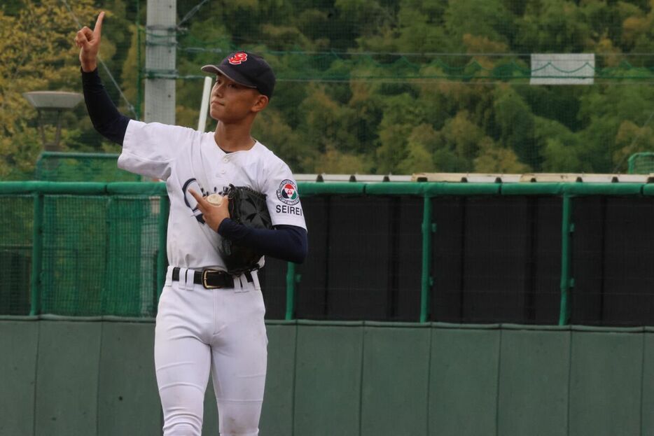 聖隷・高部陸は、菰野相手に１失点完投の好投を見せた