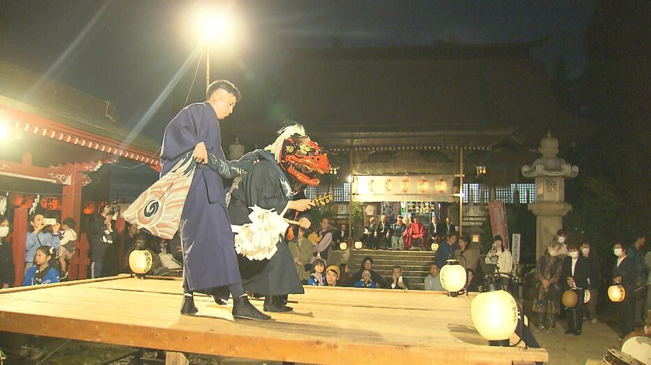 長沼神社の秋の例大祭（10月12日）