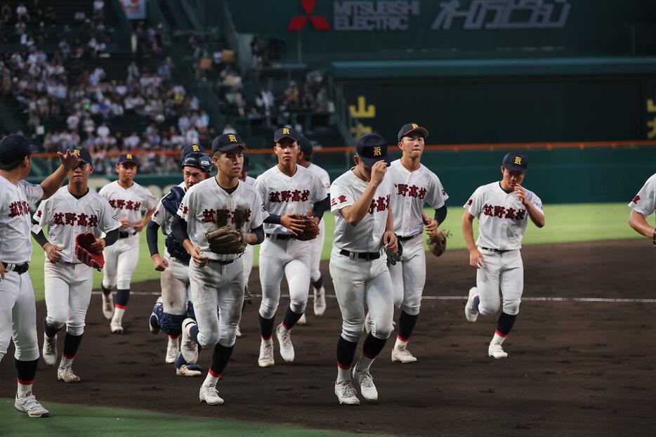 菰野ナイン（写真は甲子園時）