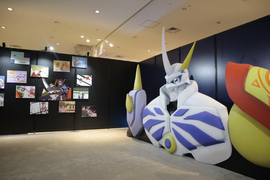 「アニメ25周年記念デジモンアドベンチャー展」フォトスポット