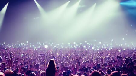 母にとって人生初のライブ体験。僕の横で、母は一瞬も逃すまいと見つめていた（画像：World Image／PIXTA）