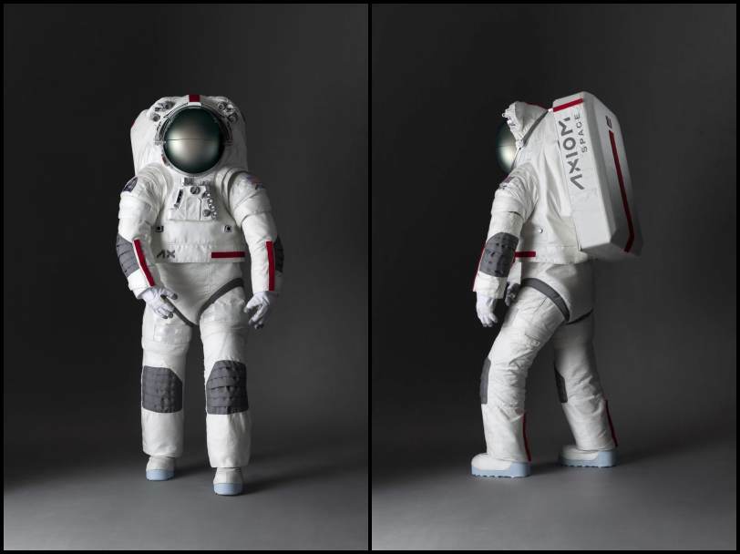 Axiom Space（アクシオム・スペース）が公開した次世代宇宙服「AxEMU」のデザイン（Credit: Axiom Space）