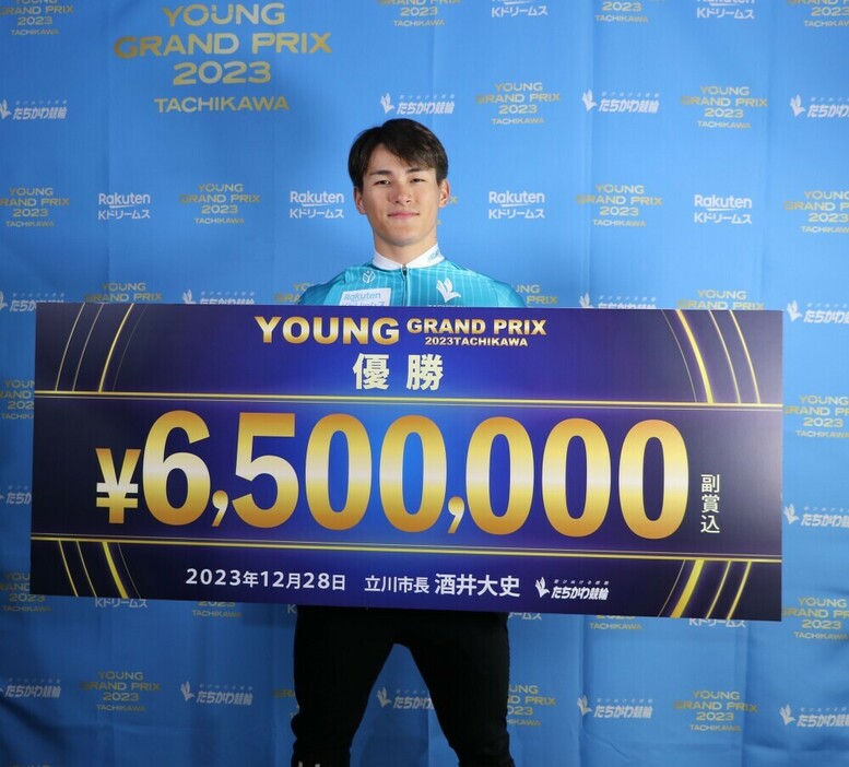 昨年の立川ヤンググランプリを優勝し連覇を狙う太田海也