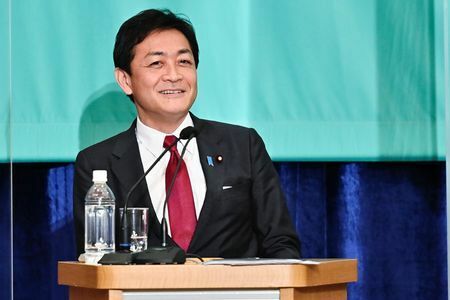 　１０月２９日、国民民主党の玉木雄一郎代表（写真）は会見で、自民・公明の連立政権入りの可能性を問われ「全くない」と改めて否定した。写真は２２年６月、都内での代表撮影（２０２４　ロイター）