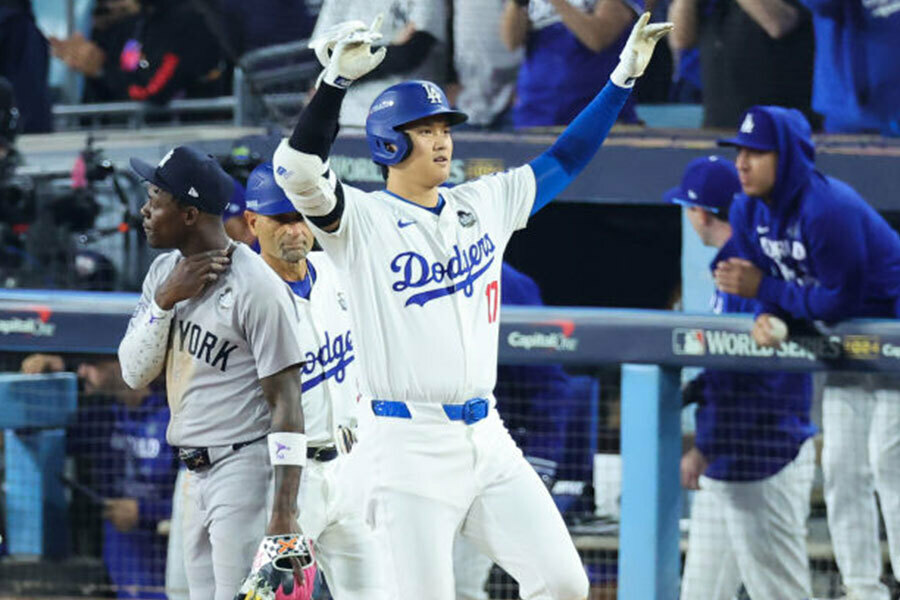 第4打席で三塁まで進塁したドジャース・大谷翔平【写真：Getty Images】